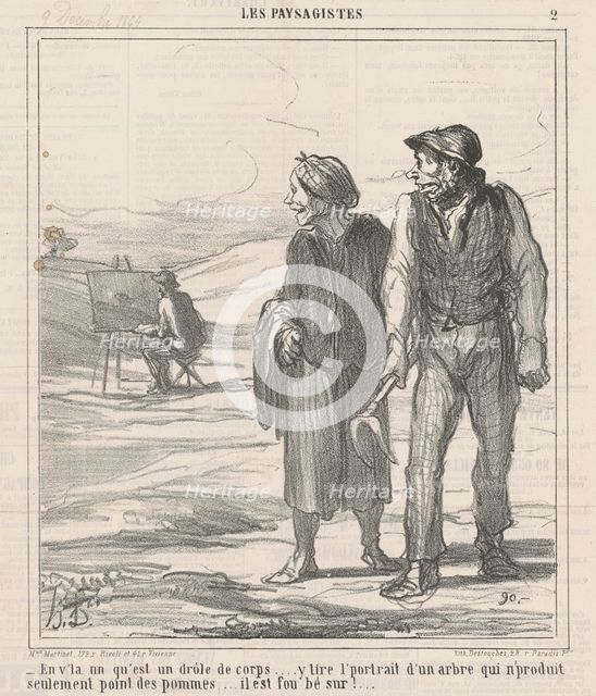 En v'la un qu'est un drole de corps ..., 19th century. Creator: Honore Daumier.