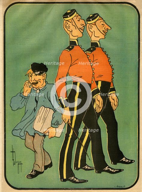 'En voulez des-z-homards?' (would you like some lobsters?).Artist: Bordier