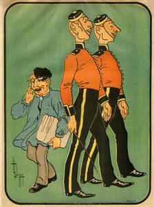 En voulez des-z-homards? (would you like some lobsters?).Artist: Bordier