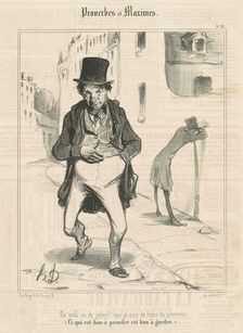 En voila un de jobard! ..., 19th century. Creator: Honore Daumier