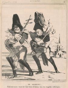 En valachie, 19th century. Creator: Honore Daumier