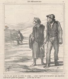 En v'la un qu'est un drole de corps ..., 19th century. Creator: Honore Daumier