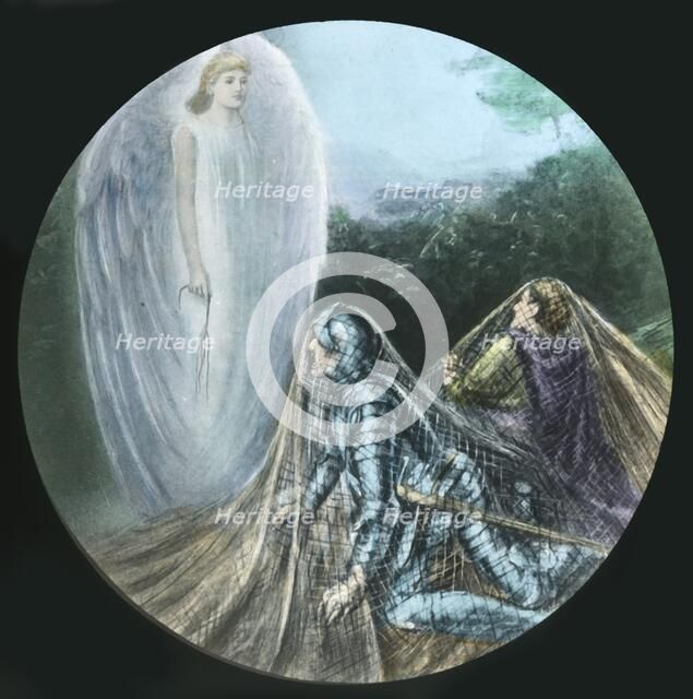 'Entangled in the Net', c1910.  Creator: Unknown.