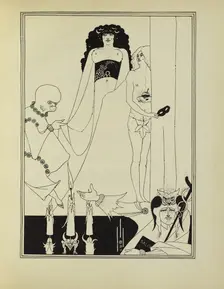 Enter Herodias, 1907. Creator: Aubrey Beardsley
