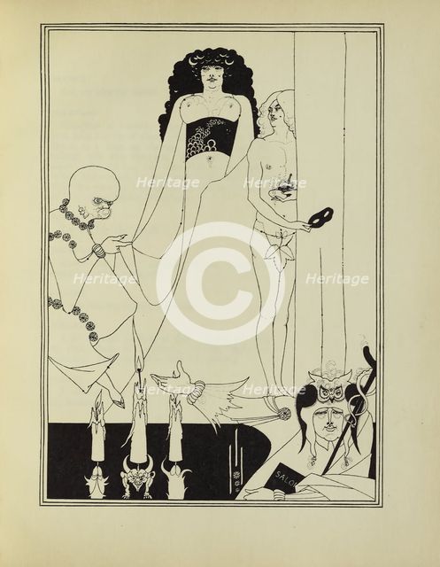 Enter Herodias, 1907.  Creator: Aubrey Beardsley.