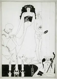 Enter Herodias, c1893. Creator: Aubrey Beardsley