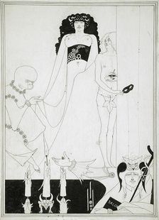 Enter Herodias, c1893. Creator: Aubrey Beardsley