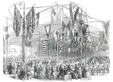 Entertainment to the...Coldstream Guards..., 1850. Creator: Unknown