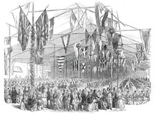 Entertainment to the...Coldstream Guards..., 1850. Creator: Unknown