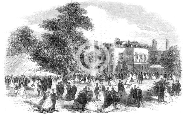 Entertainment given by Mr. Gurney Barclay, at Leytonstone...London City Mission, 1865. Creator: Unknown.