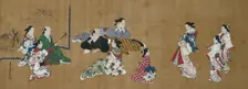 Entertainment Scene, 18th century. Creator: Miyagawa Ch?shun (Japanese, 1683-1753)