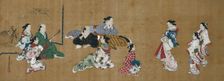 Entertainment Scene, 18th century. Creator: Miyagawa Ch?shun (Japanese, 1683-1753)
