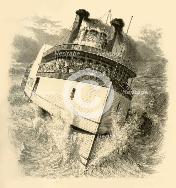 'Entering the Rapids', 1874.  Creator: James David Smillie.