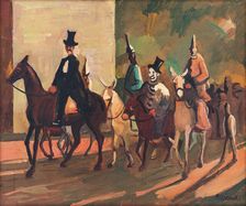 Entering the Ring, 1939. Creator: Cyprian Majernik