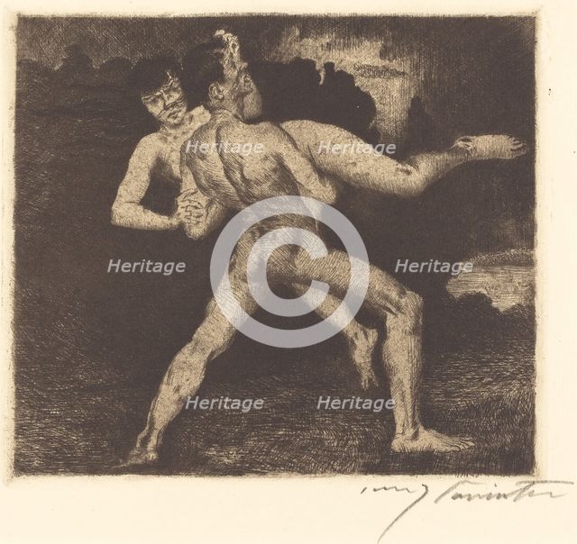 Entführung (Abduction), 1894. Creator: Lovis Corinth.