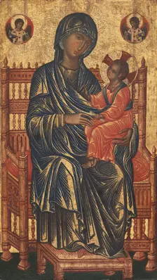 Enthroned Madonna and Child, c. 1250/1275. Creator: Unknown