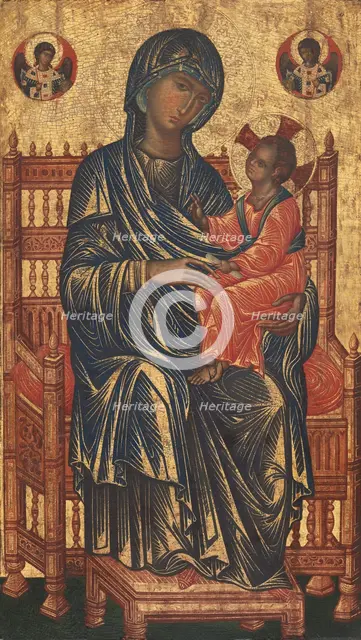 Enthroned Madonna and Child, c. 1250/1275. Creator: Unknown.