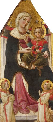 Enthroned Madonna and Child with Angels, c1410-1422. Creator: Giovanni dal Ponte