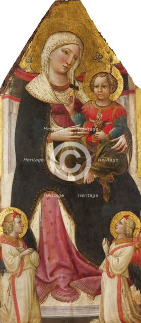 Enthroned Madonna and Child with Angels, c1410-1422. Creator: Giovanni dal Ponte.