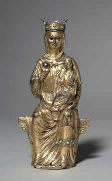 Enthroned Virgin and Child, 1225-1250. Creator: Unknown