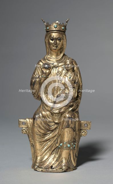 Enthroned Virgin and Child, 1225-1250. Creator: Unknown.