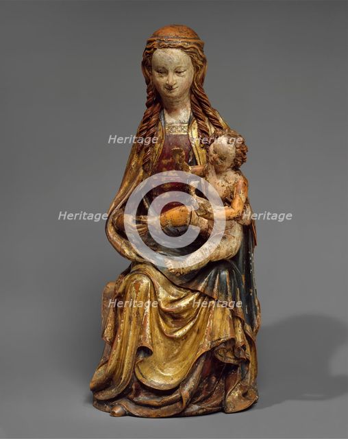 Enthroned Virgin and Child, German, ca. 1430. Creator: Unknown.