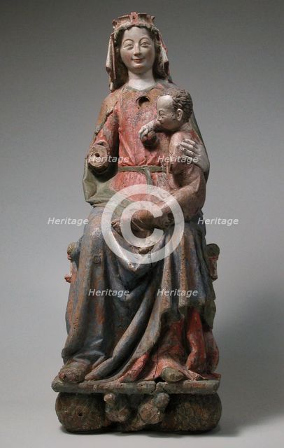 Enthroned Virgin and Child, German, ca. 1280. Creator: Unknown.