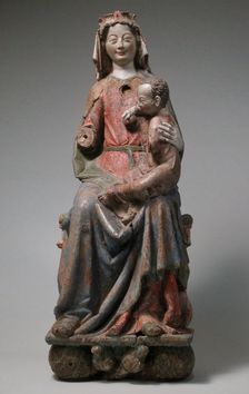 Enthroned Virgin and Child, German, ca. 1280. Creator: Unknown