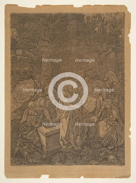 Entombment, 19th century. Creator: Unknown.