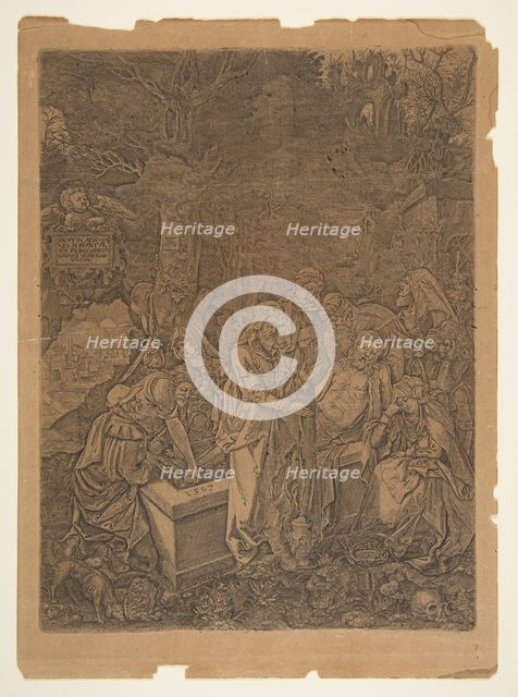 Entombment, 19th century. Creator: Unknown.