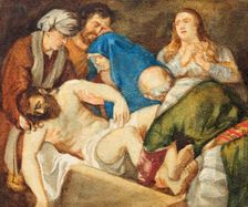 Entombment, c1876/1879. Creators: Franz von Matsch, Titian