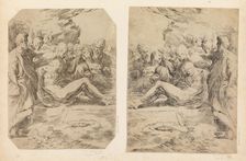 Entombment, ca. 1595-1600. Creator: Guido Reni