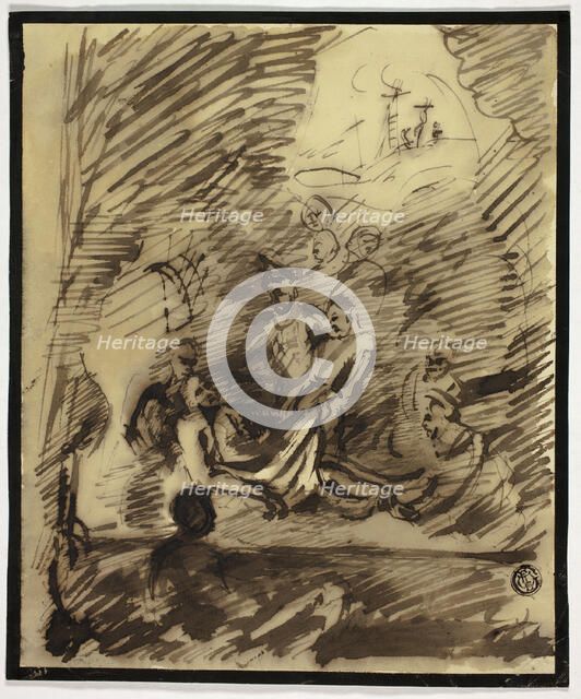 Entombment, n.d. Creator: Samuel William Reynolds.