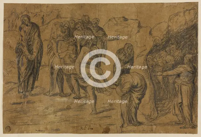 Entombment of Christ, 1527/28. Creator: Unknown.