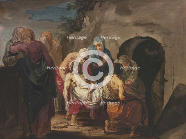 Entombment of Christ. Creator: Willem Joseph Laquy.