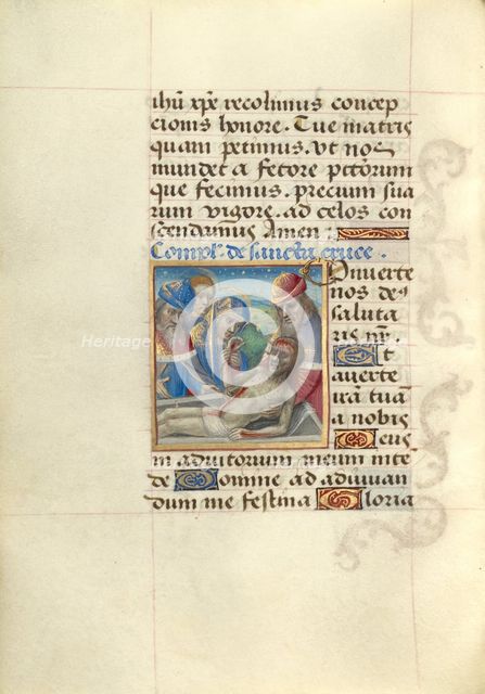 Entombment of Christ; Poncher Hours, about 1500. Creator: Master of Cardinal Bourbon.