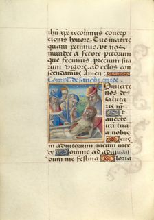 Entombment of Christ; Poncher Hours, about 1500. Creator: Master of Cardinal Bourbon