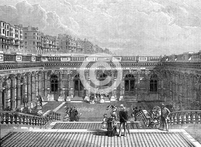 Entrance Court of the Brighton Aquarium, 1872. Creator: Unknown.