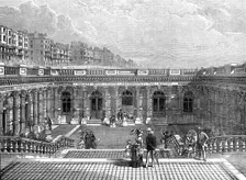 Entrance Court of the Brighton Aquarium, 1872. Creator: Unknown