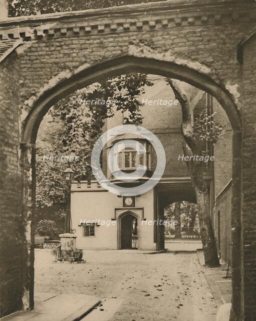 'Entrance Courtyard and Gateway of the Charterhouse', c1935. Creator: Unknown.