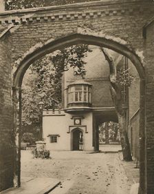 Entrance Courtyard and Gateway of the Charterhouse c1935. Creator: Unknown