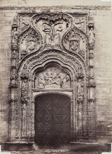 Entrance, Church of Santa Cruz, Segovia, between 1880 and 1890. Creator: Juan Laurent