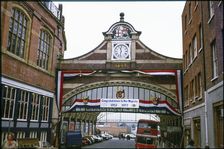 Entrance arch, Windsor and Eton Central Station, Windsor, Windsor and Maidenhead, 1977. Creator: Dorothy Chapman