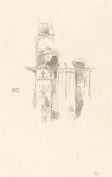 Entrance Gate, 1887. Creator: James Abbott McNeill Whistler