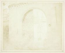 Entrance Gate, Abbotsford, 1844. Creator: William Henry Fox Talbot
