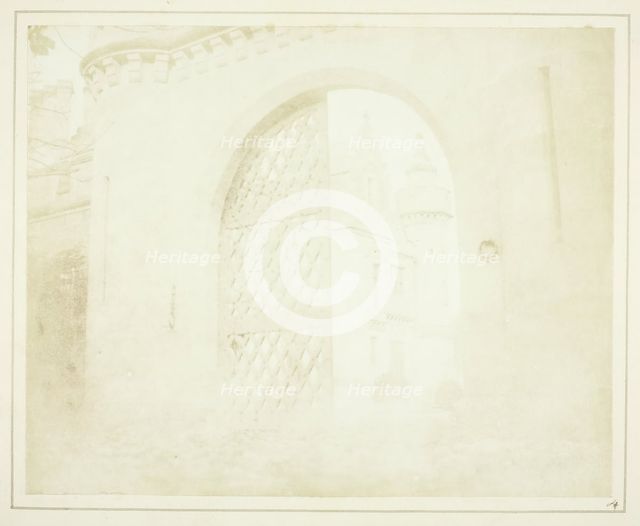 Entrance Gate, Abbotsford, 1844. Creator: William Henry Fox Talbot.