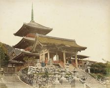 Entrance Gate of Kiyomidzu, 1865. Creator: Unknown