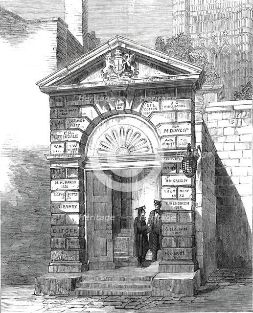 Entrance gateway of Westminster School, 1860. Creator: Unknown.
