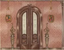 Entrance Door, c. 1939. Creator: Hans Westendorff
