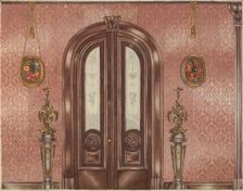 Entrance Door, c. 1939. Creator: Hans Westendorff